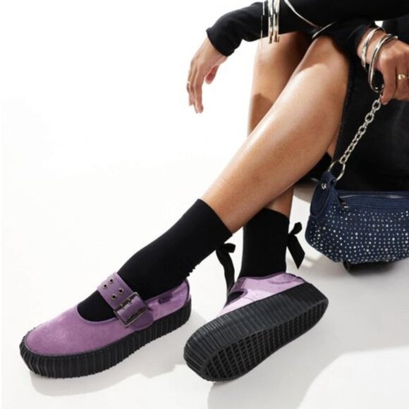 NIB Vans Mary Jane Creeper in Grape Jam - Picture 2 of 6